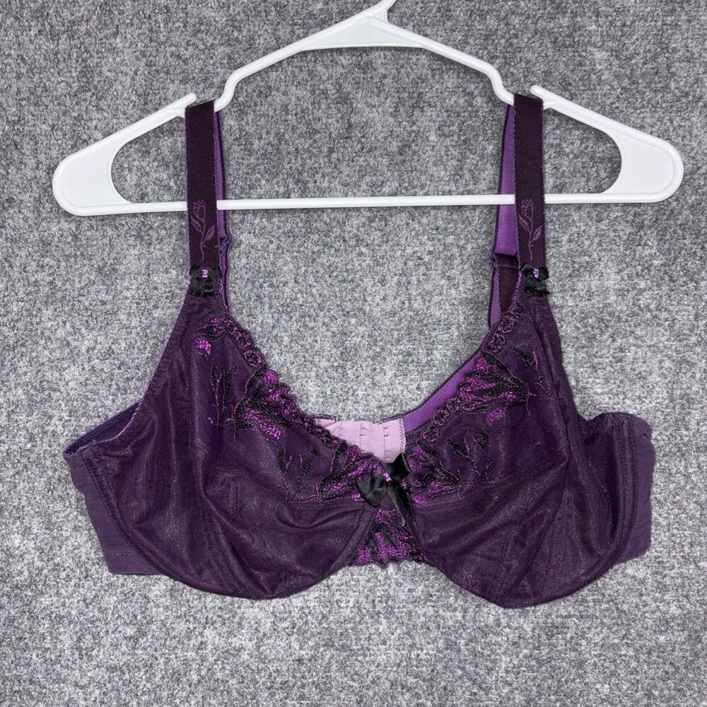 Elomi Matilda Underwire Bra 36E  Purple